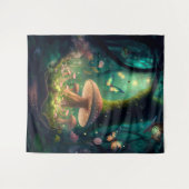 魅惑の森の背景 タペストリー (正面(横))