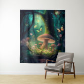 魅惑の森の背景 タペストリー (インサイチュ)