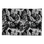 魅惑の森の葉のシームレスパターン 枕カバー (裏面)