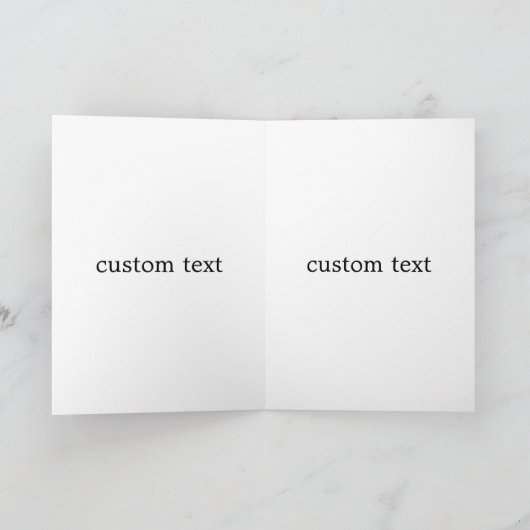 魅惑の森の赤ちゃんシャワー招待状 – かわいい動物 招待状 (内部)