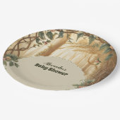 魅惑の森の赤ちゃんシャワー ペーパープレート (アングル)