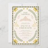 魅惑の森の赤ちゃんシャワー 招待状 (正面)