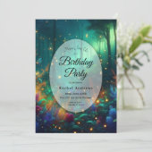 魅惑の森の輝く宝石の誕生日パーティー 招待状 (スタンド正面)