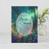 魅惑の森の輝く宝石ブライダルシャワー 招待状 (スタンド正面)
