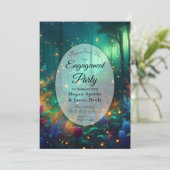 魅惑の森の輝く宝石婚約 招待状 (スタンド正面)