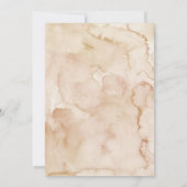 魅惑の森の野生動物ワイルドワン誕生日 招待状 (裏面)