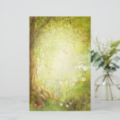 魅惑の森の風景 便箋 (スタンド正面)