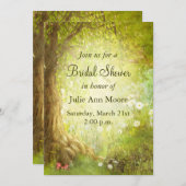 魅惑の森の風景 招待状 (正面/裏面)