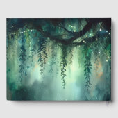 魅惑の森の魔法のガーデンエメラルド結婚ズ ゲストブック (裏面)