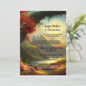 魅惑の森の魔法のポストウェディングパーティー 招待状 (スタンド正面)