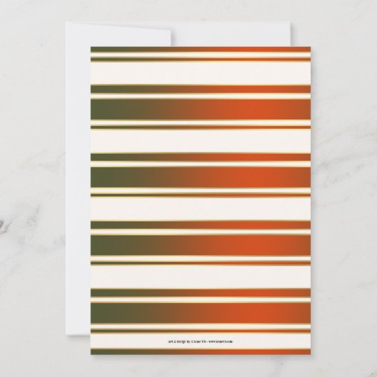 魅惑の森の魔法のポストウェディングパーティー 招待状 (裏面)