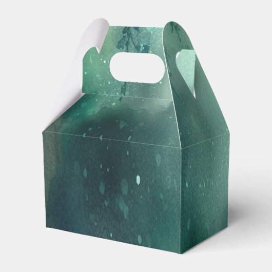 魅惑の森の魔法の庭園の結婚式の願い箱 フェイバーボックス (裏面サイド)