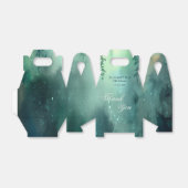 魅惑の森の魔法の庭園の結婚式の願い箱 フェイバーボックス (折り畳みなし)