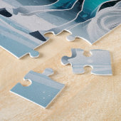 魅惑の森の魔法の馬 ジグソーパズル (側面)