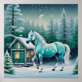 魅惑の森の魔法の馬 ポスター (正面)