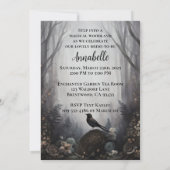 魅惑の森の鳥の招待状 招待状 (裏面)