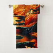 魅惑の森の黄金の輝き バスタオルセット (インサイチュ)