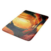 魅惑の森の黄金の輝き バスマット (アングル)