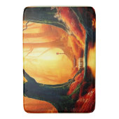 魅惑の森の黄金の輝き バスマット (正面縦)