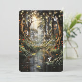 魅惑の森のSweet sixteen妖精カエル 招待状 (スタンド正面)