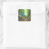 魅惑の森を抜けて歩く スクエアシール (バッグ)