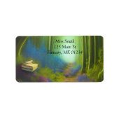 魅惑の森を抜けて歩く ラベル (正面)