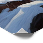 魅惑の森を抜ける雪の河 ポスター (角)