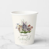 魅惑の森ウッドランド動物誕生日クリーム 紙コップ (正面)