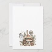 魅惑の森コテージ1歳の誕生日 招待状 (裏面)