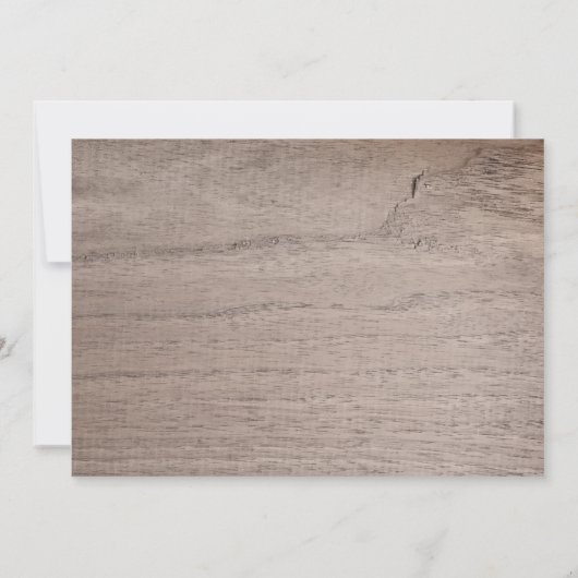 魅惑の森バタフライ写真第1誕生日 招待状 (裏面)