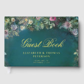 魅惑の森バラおとぎ話エメラルド結婚ズ ゲストブック (正面)