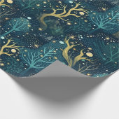 魅惑の森パターン ラッピングペーパー (角)