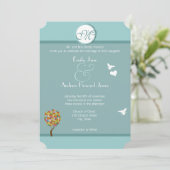 魅惑の森パッチワークフローラ童話ツリー 招待状 (スタンド正面)