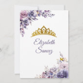 魅惑の森パープルハンターグリーンキンセアニラ 招待状 (裏面)