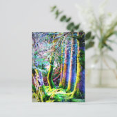 魅惑の森抽象芸術アートハガキ ポストカード (スタンド正面)