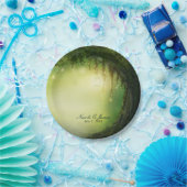 魅惑の森素朴の結婚式 ペーパープレート (パーティー)