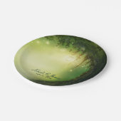 魅惑の森素朴の結婚式 ペーパープレート (アングル)