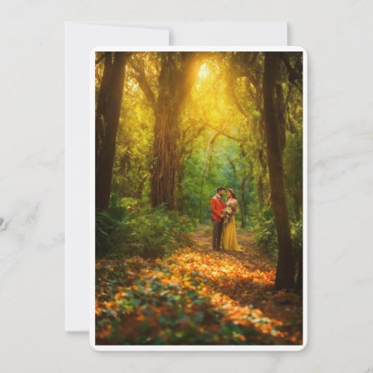 魅惑の森結婚のカード (正面)