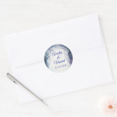 魅惑の森結婚の ラウンドシール (封筒)