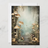 魅惑の森結婚の 招待状 (裏面)