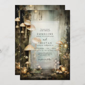 魅惑の森結婚の 招待状 (正面/裏面)