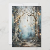 魅惑の森結婚の 招待状 (裏面)