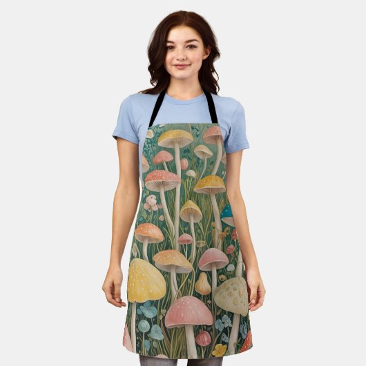 魅惑の森 エプロン (着用した状態)