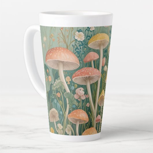 魅惑の森 カフェラテマグ (左アングル)