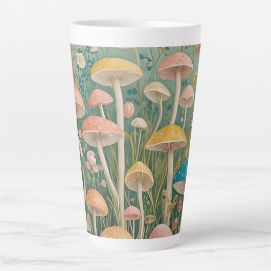 魅惑の森 カフェラテマグ (正面)