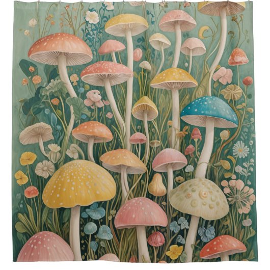 魅惑の森 シャワーカーテン (正面)