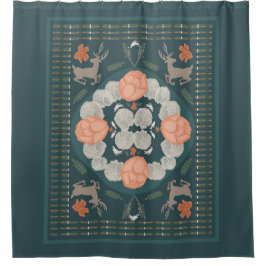 魅惑の森 シャワーカーテン