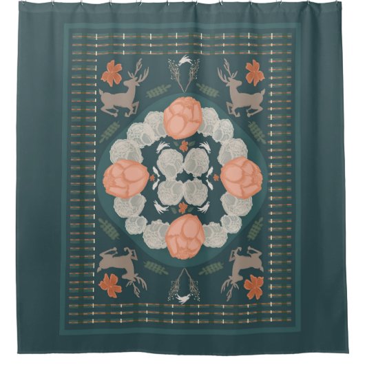 魅惑の森 シャワーカーテン (正面)