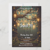 魅惑の森 スウィート16 招待状 (正面)
