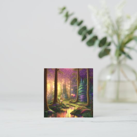 魅惑の森 スクエア名刺 (スタンド正面)